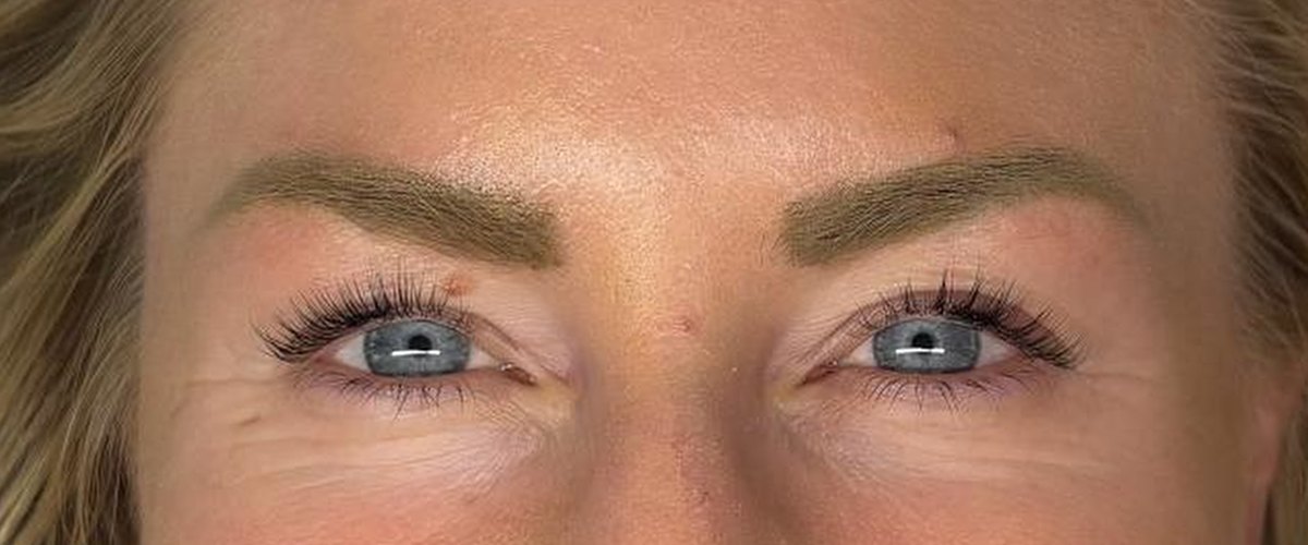 Nachher: Wimpern
